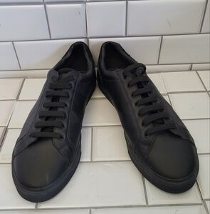 ZARA Men’s Basic Sneakers Black Size 44  US 11